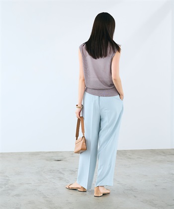 CROSS FUNCTION 《洗える》サマ美え シアーリブニットベスト_subthumb_11