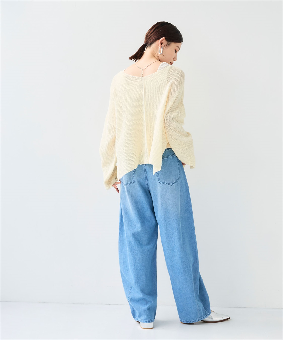 CROSS FUNCTION 《洗える》エブ楽 ルーズクラフトニットプルオーバー_sub_11