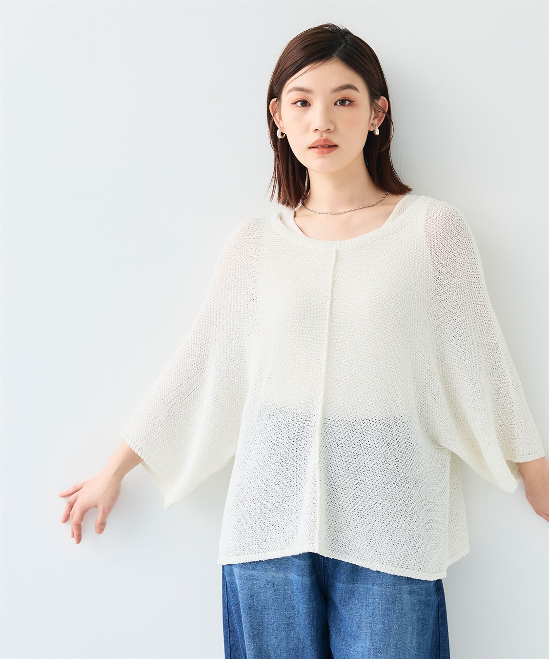 CROSS FUNCTION 《洗える》エブ楽 ルーズクロップドクラフトニットプルオーバー_sub_19