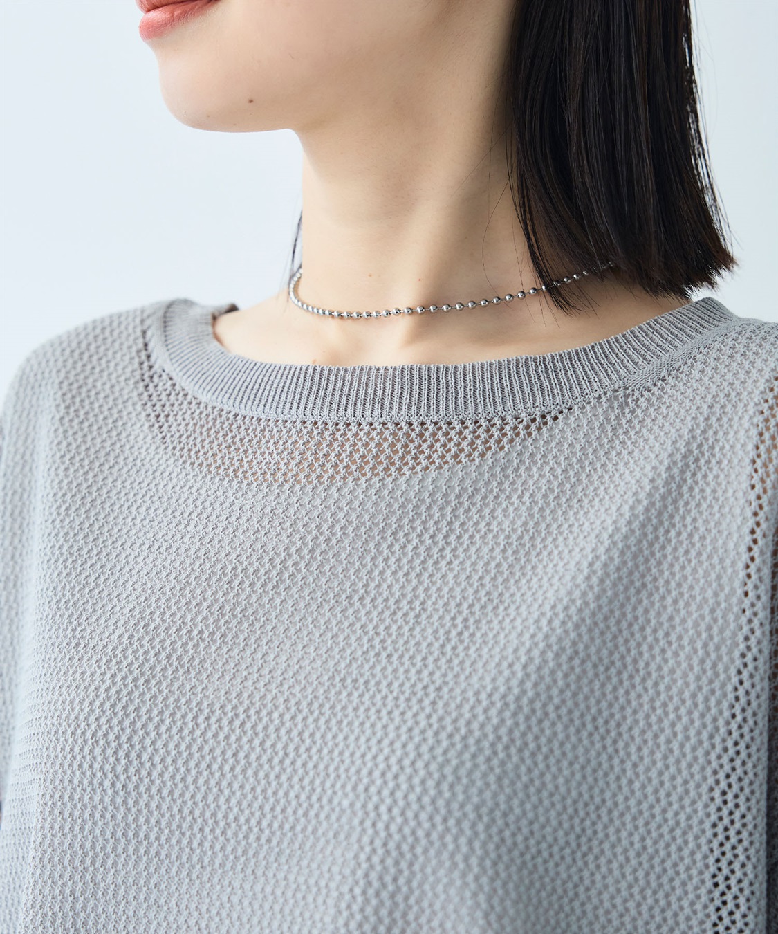 CROSS FUNCTION 《洗える》エブ楽 クラフトメッシュニットアンサンブル_sub_6