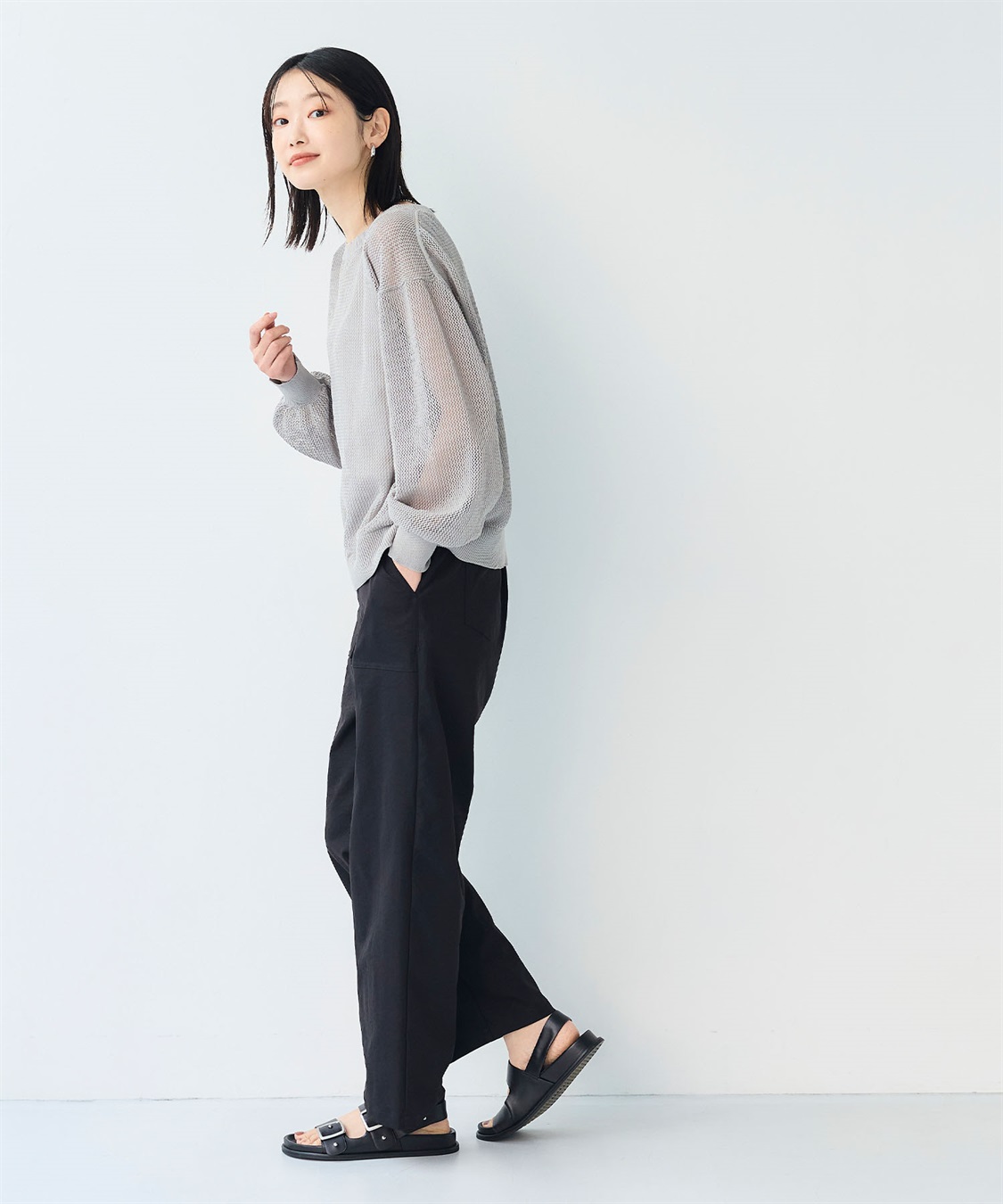 CROSS FUNCTION 《洗える》エブ楽 クラフトメッシュニットアンサンブル_sub_13