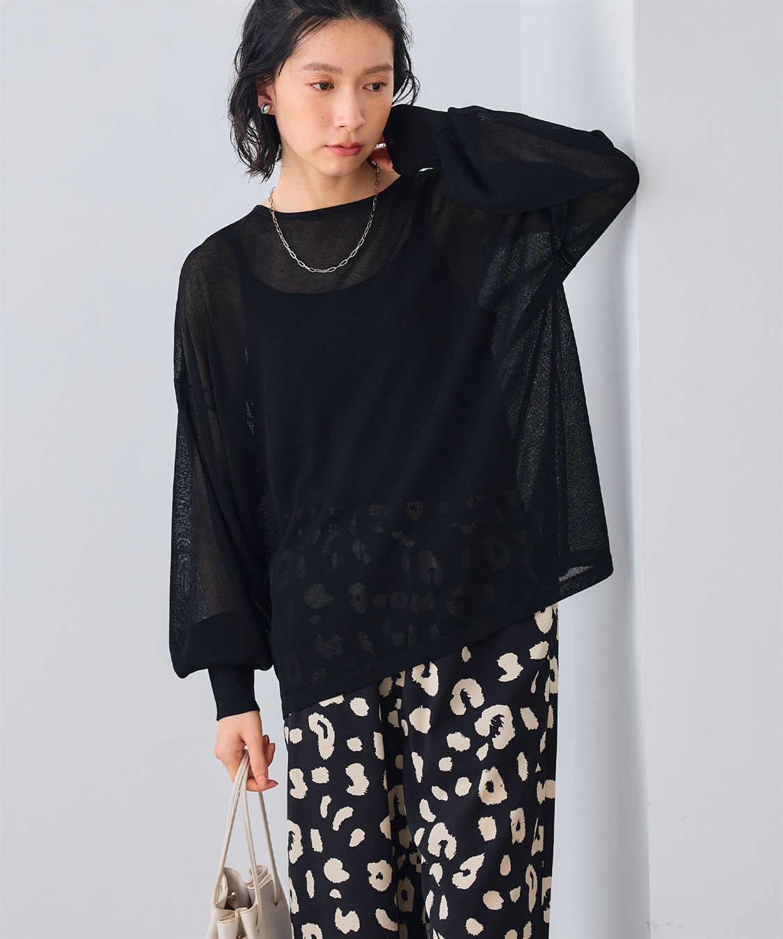 CROSS FUNCTION 《洗える》エブ楽 シアールーズニット＆キャミソールセット_sub_21