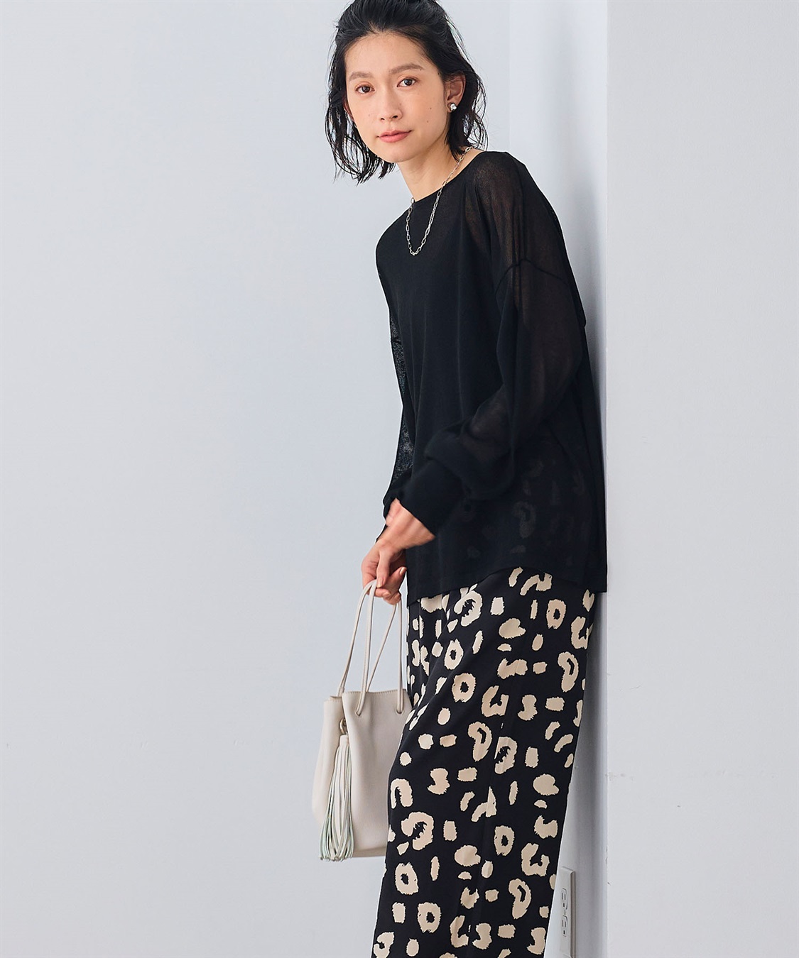 CROSS FUNCTION 《洗える》エブ楽 シアールーズニット＆キャミソールセット_sub_24