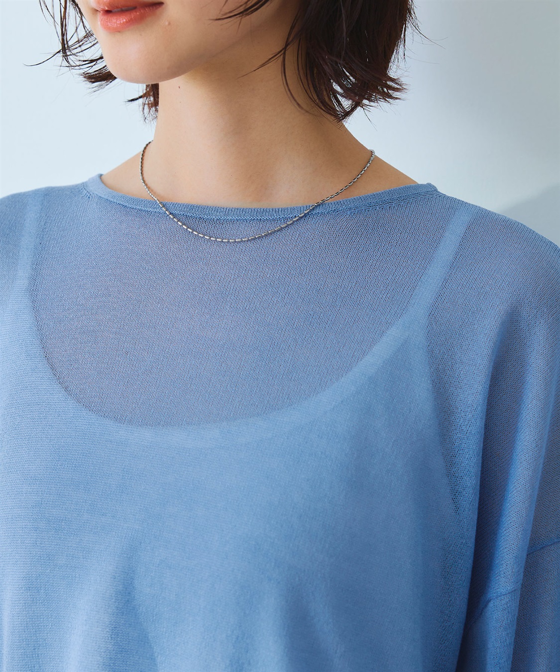 CROSS FUNCTION 《洗える》エブ楽 シアールーズニット＆キャミソールセット_sub_27