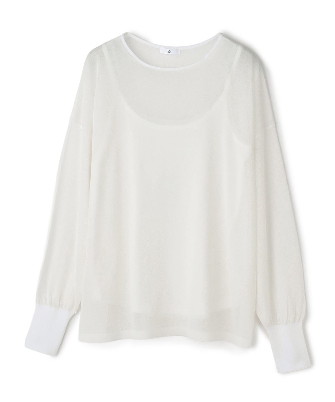 CROSS FUNCTION 《洗える》エブ楽 シアールーズニット＆キャミソールセット_sub_29