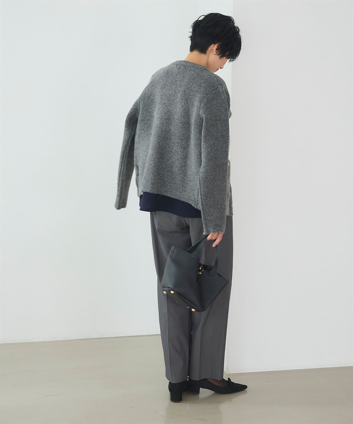 CROSS FUNCTION 《抗菌防臭》サマ美え 金釦ニットジャケット_sub_23