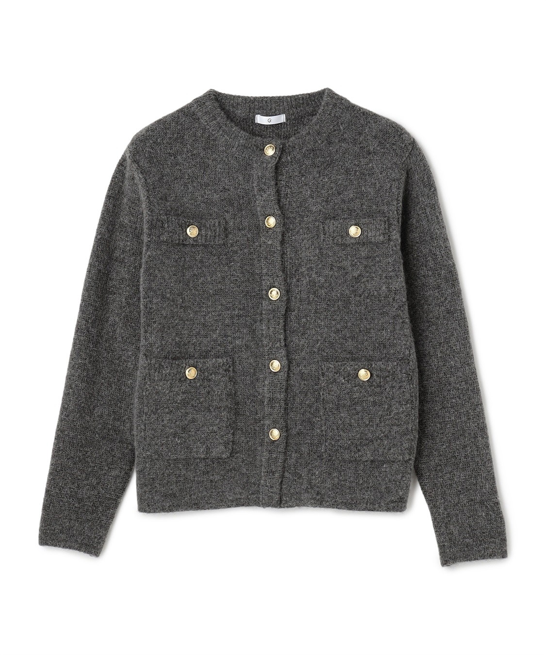 CROSS FUNCTION 《抗菌防臭》サマ美え 金釦ニットジャケット_sub_28