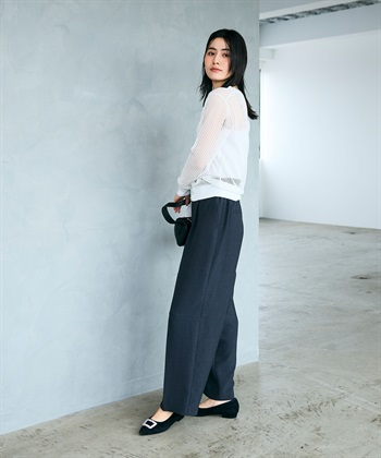 CROSS FUNCTION 《洗える》エブ楽 メッシュニットカーディガン_subthumb_17