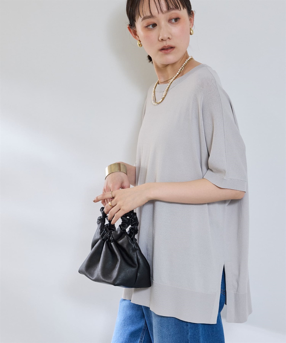 CROSS FUNCTION 《洗える》エブ楽 ドルマンスリーブニットプルオーバー_sub_6