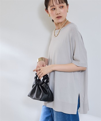 CROSS FUNCTION 《洗える》エブ楽 ドルマンスリーブニットプルオーバー_subthumb_6