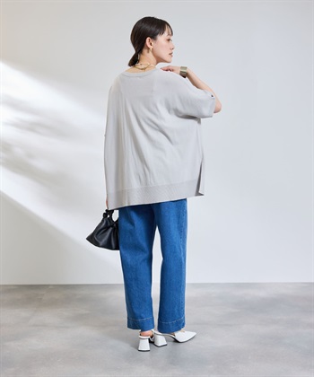 CROSS FUNCTION 《洗える》エブ楽 ドルマンスリーブニットプルオーバー_subthumb_8