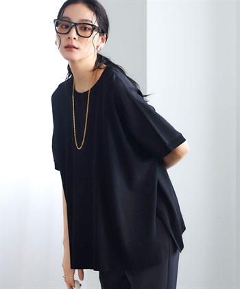 CROSS FUNCTION 《洗える》エブ楽 ドルマンスリーブニットプルオーバー_subthumb_11