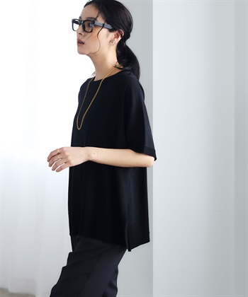 CROSS FUNCTION 《洗える》エブ楽 ドルマンスリーブニットプルオーバー_subthumb_12