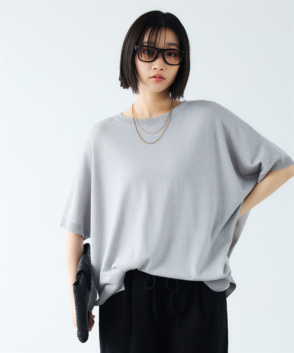 CROSS FUNCTION 《洗える》エブ楽 ドルマンスリーブニットプルオーバー_sub_15