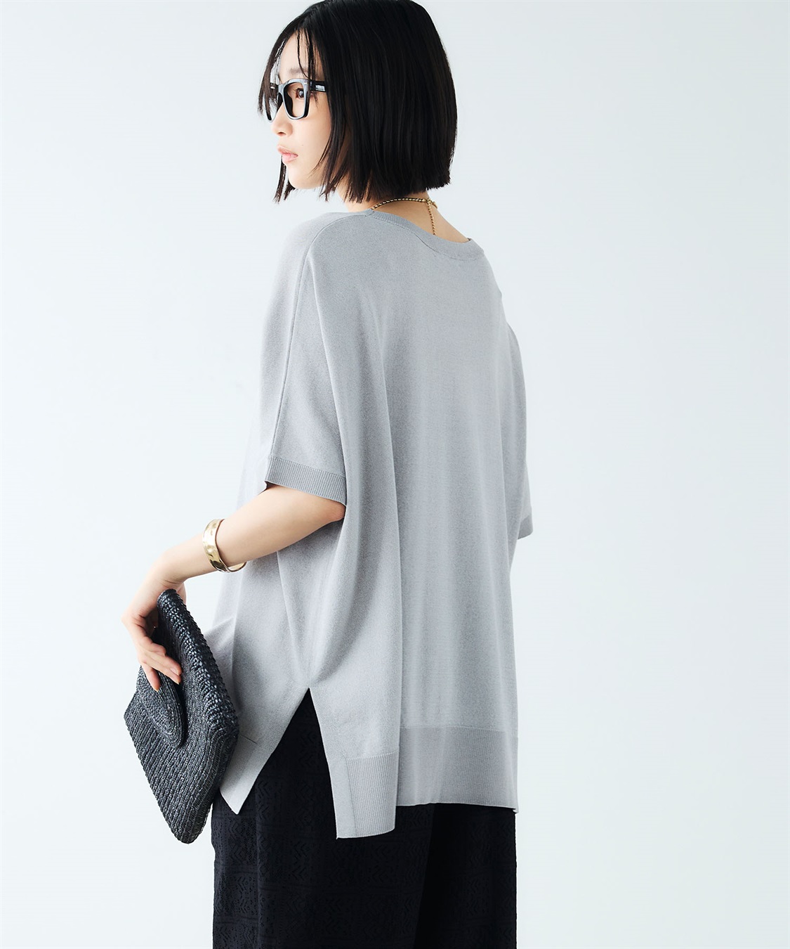 CROSS FUNCTION 《洗える》エブ楽 ドルマンスリーブニットプルオーバー_sub_16