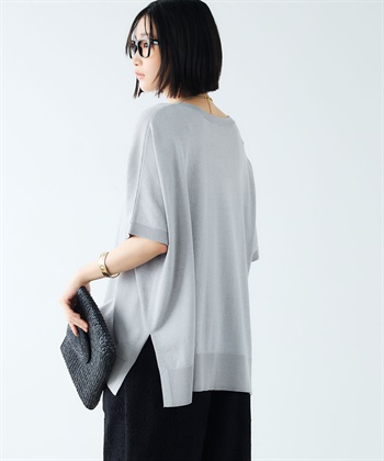 CROSS FUNCTION 《洗える》エブ楽 ドルマンスリーブニットプルオーバー_subthumb_16