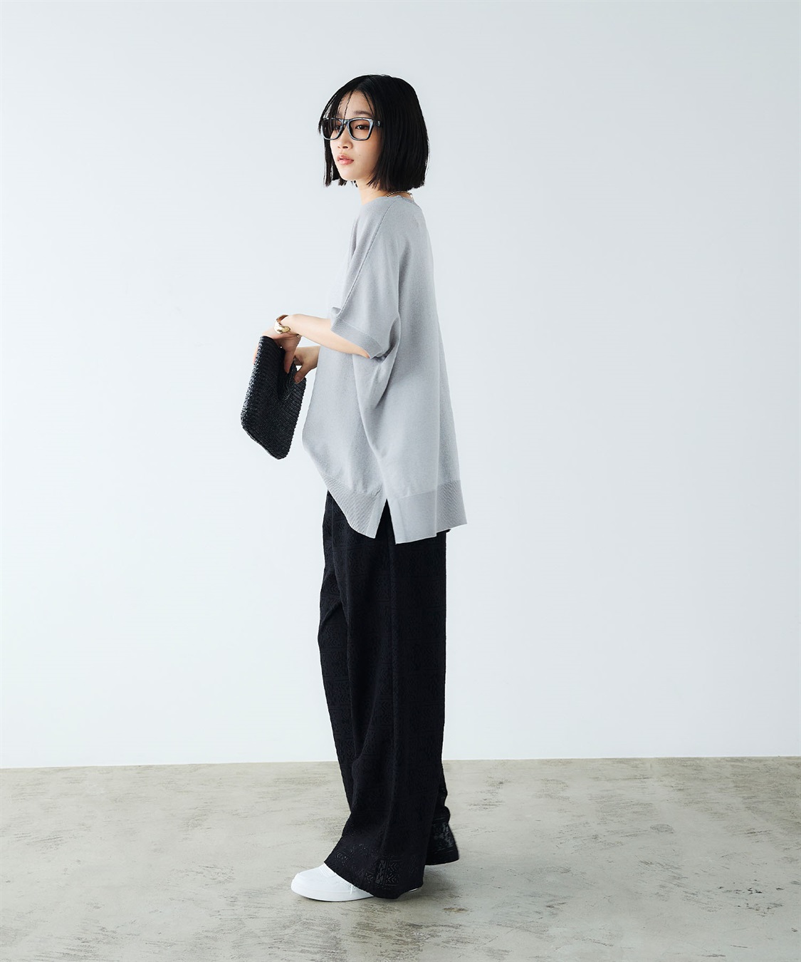 CROSS FUNCTION 《洗える》エブ楽 ドルマンスリーブニットプルオーバー_sub_18