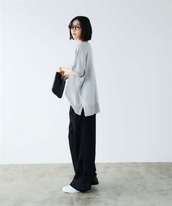 CROSS FUNCTION 《洗える》エブ楽 ドルマンスリーブニットプルオーバー_subthumb_18