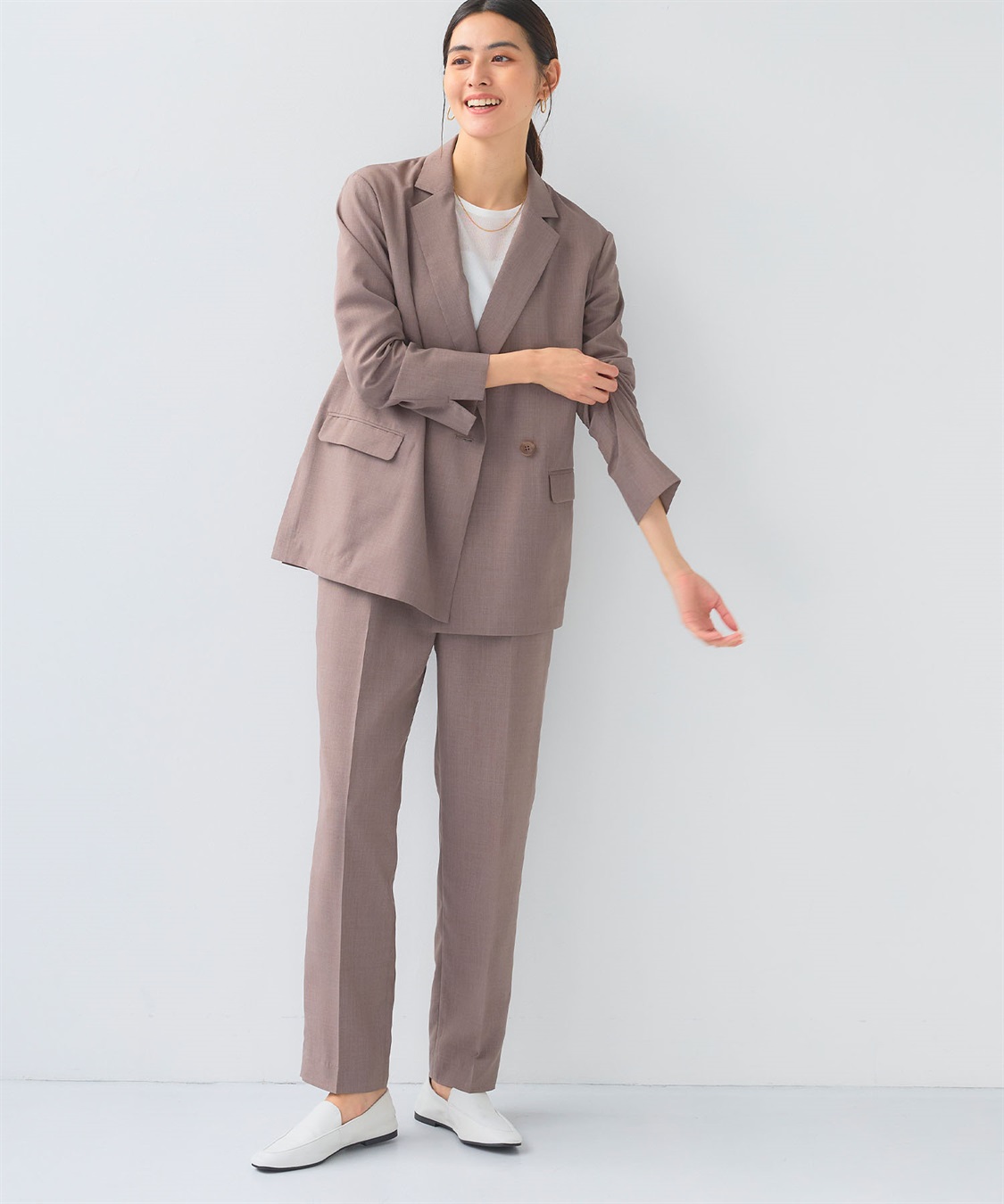 CROSS FUNCTION 《UV/洗える》サマ美え 冷感麻調テーラードジャケット_sub_16