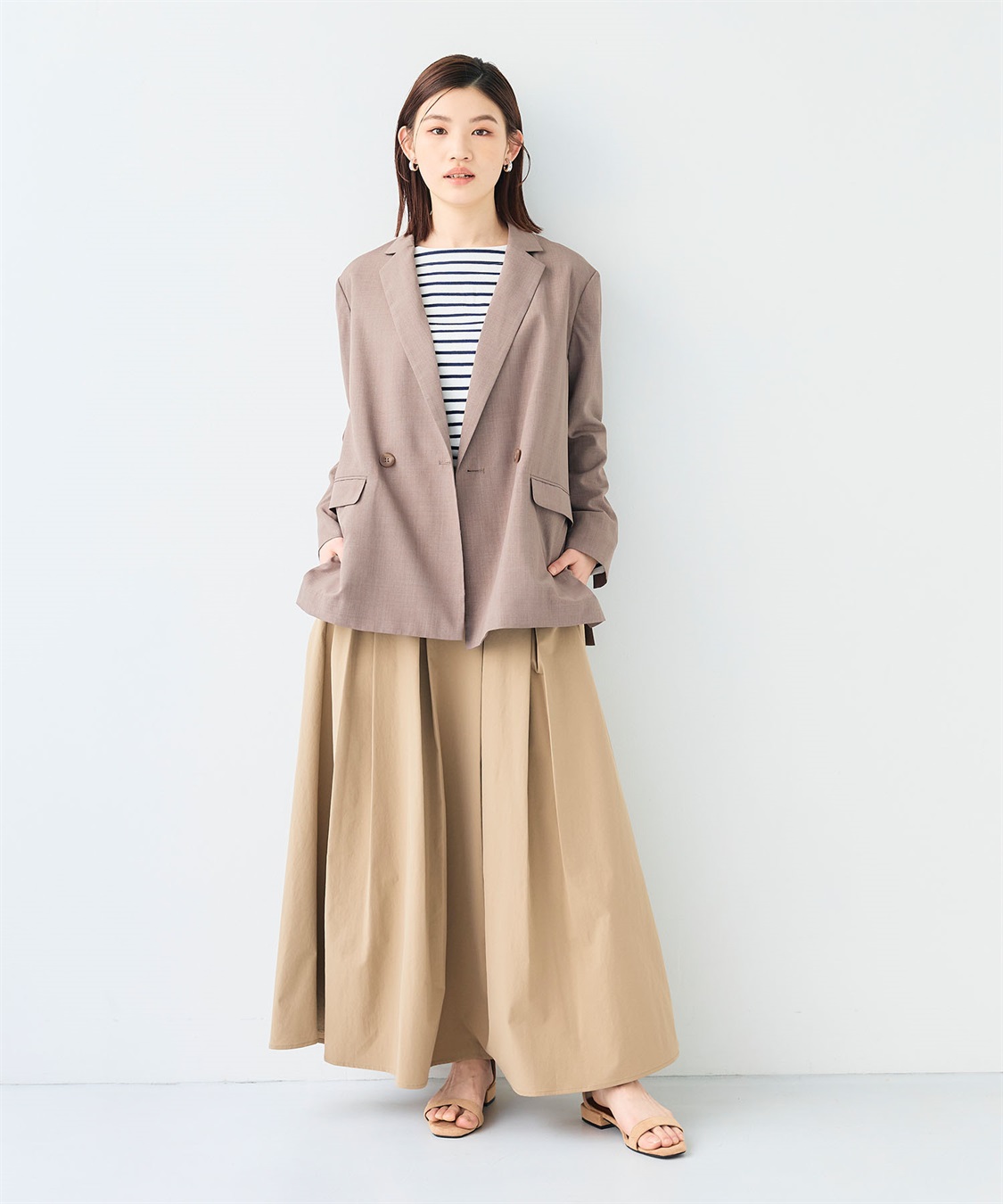 CROSS FUNCTION 《UV/洗える》サマ美え 冷感麻調テーラードジャケット_sub_18