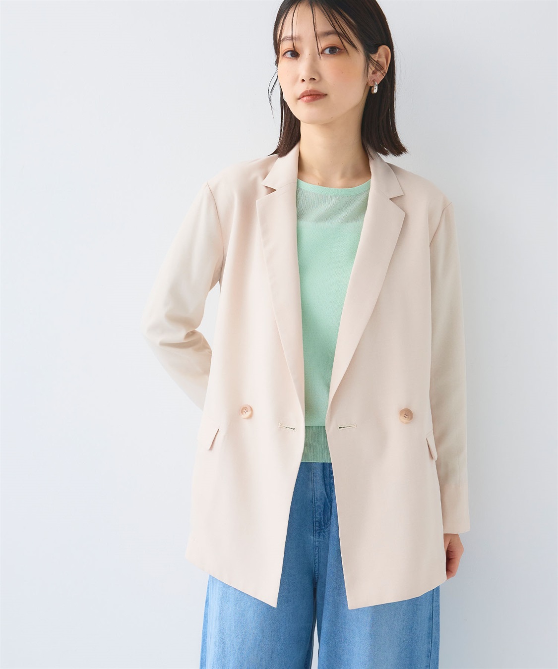 CROSS FUNCTION 《UV/洗える》サマ美え 冷感麻調テーラードジャケット_sub_22