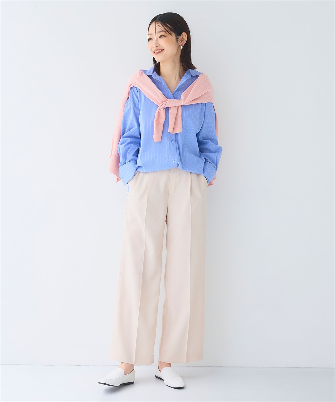 CROSS FUNCTION 《UV/洗える》サマ美え 冷感麻調ワイドパンツ_sub_20