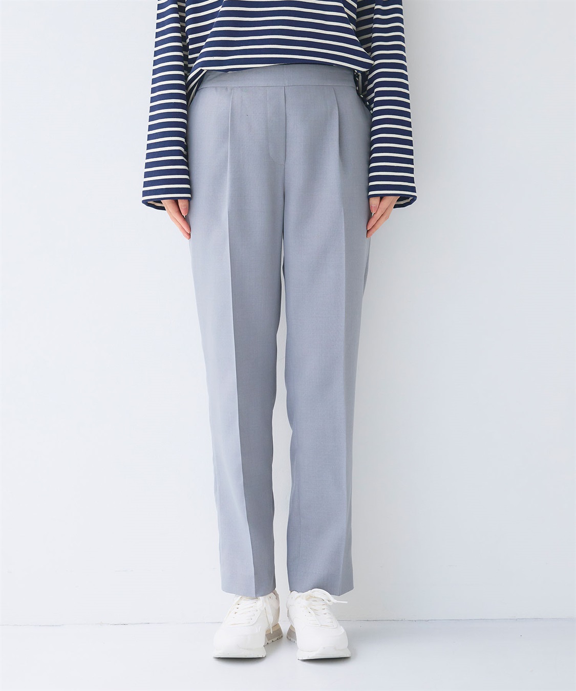 CROSS FUNCTION 《UV/洗える》サマ美え 冷感麻調テーパードパンツ_sub_6