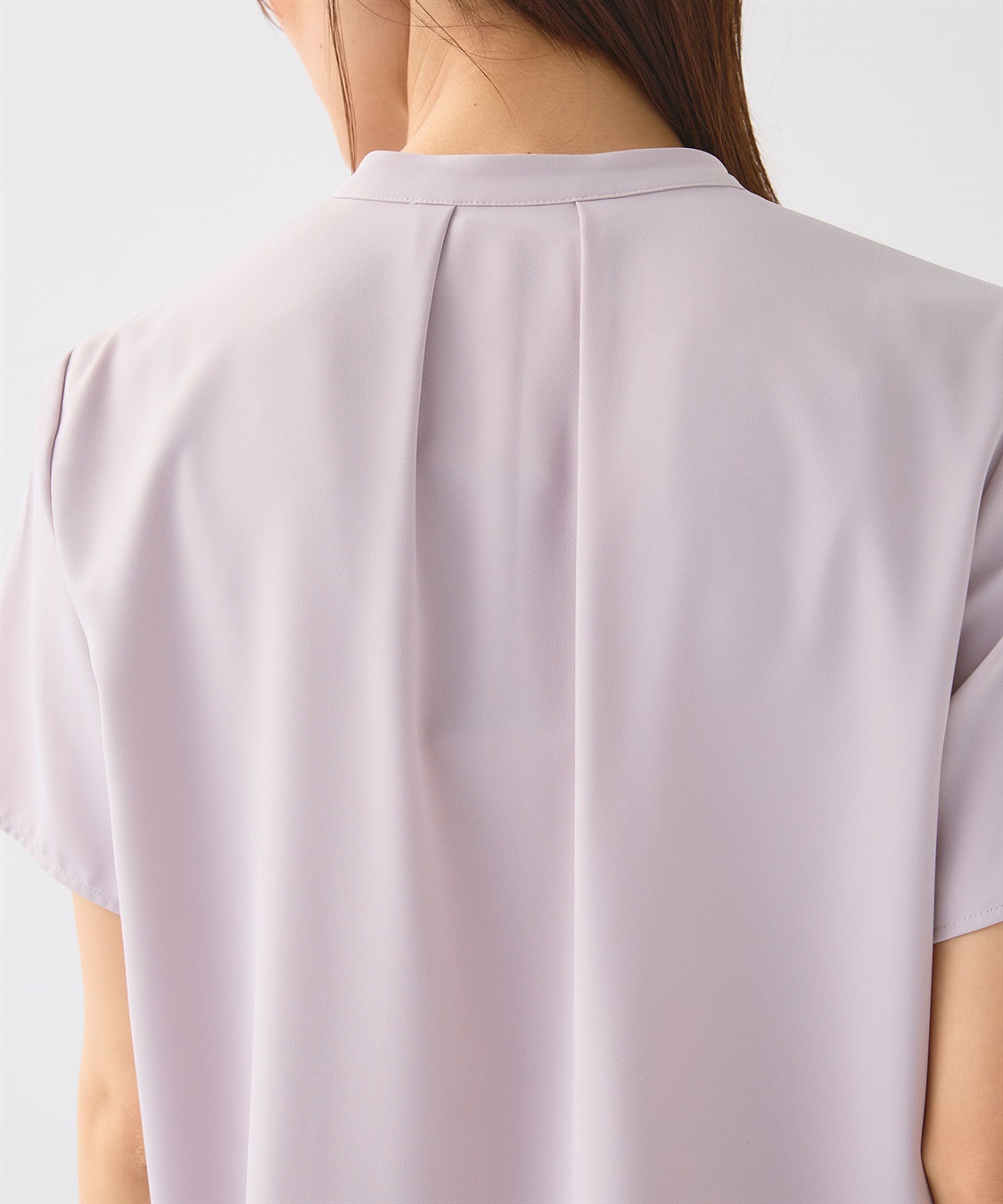 CROSS FUNCTION 《シワになりにくい》正解シルキードライラッフル半袖ブラウス_sub_27