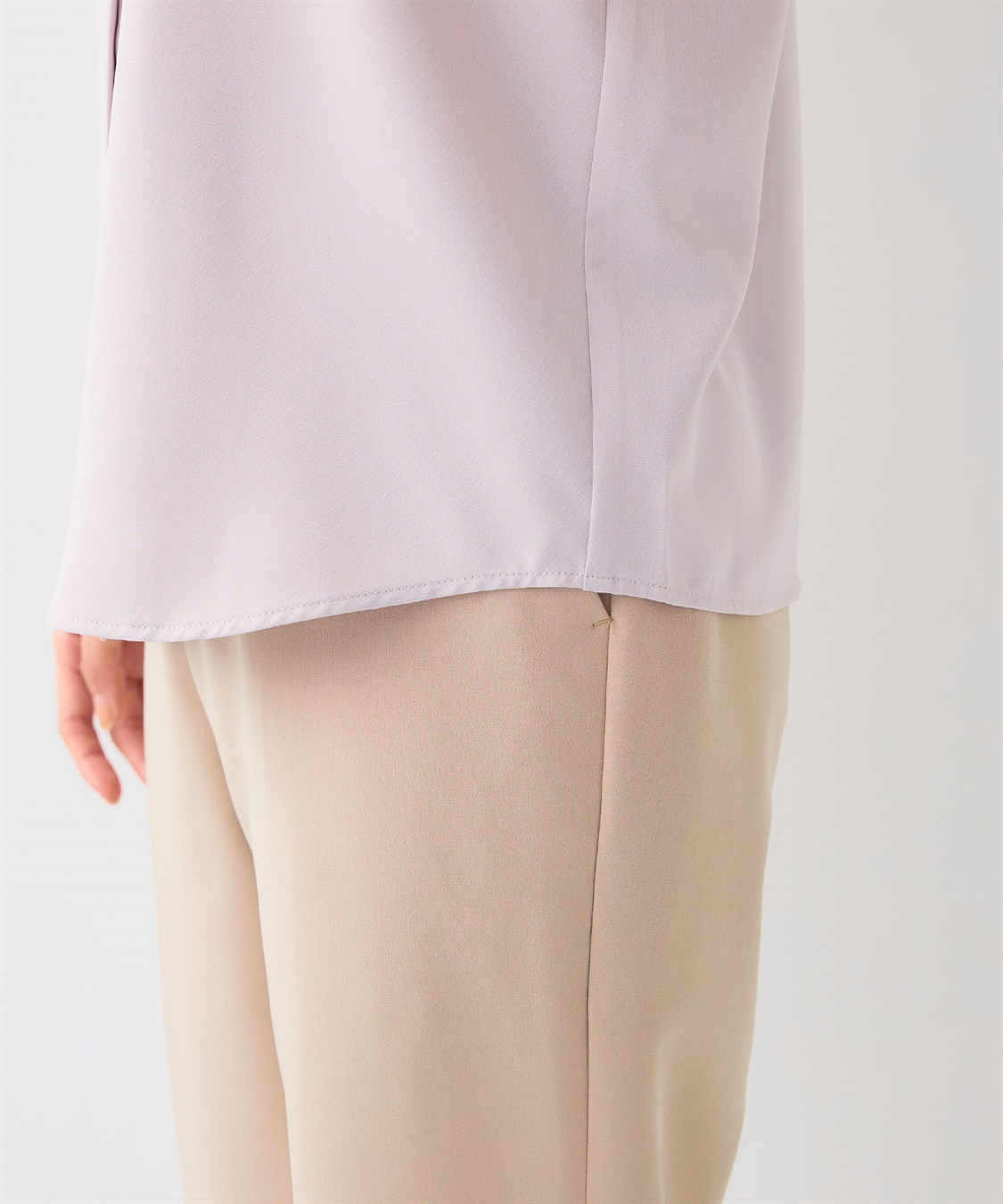 CROSS FUNCTION 《シワになりにくい》正解シルキードライラッフル半袖ブラウス_sub_28