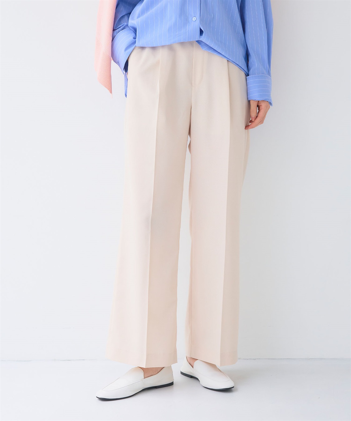 CROSS FUNCTION 《2点セット》サマ美え 冷感麻調テーラードジャケット&ワイドパンツセット【CF/クロスファンクション】_sub_19