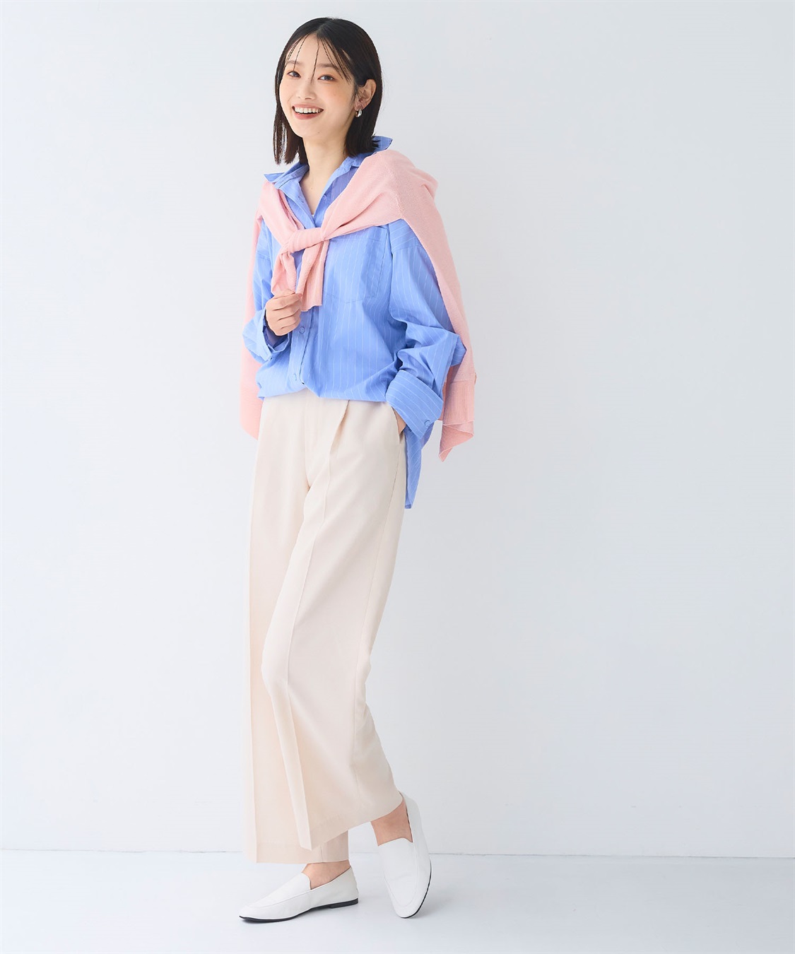 CROSS FUNCTION 《2点セット》サマ美え 冷感麻調テーラードジャケット&ワイドパンツセット【CF/クロスファンクション】_sub_20