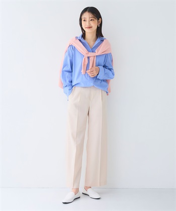 CROSS FUNCTION 《2点セット》サマ美え 冷感麻調テーラードジャケット&ワイドパンツセット【CF/クロスファンクション】_subthumb_21