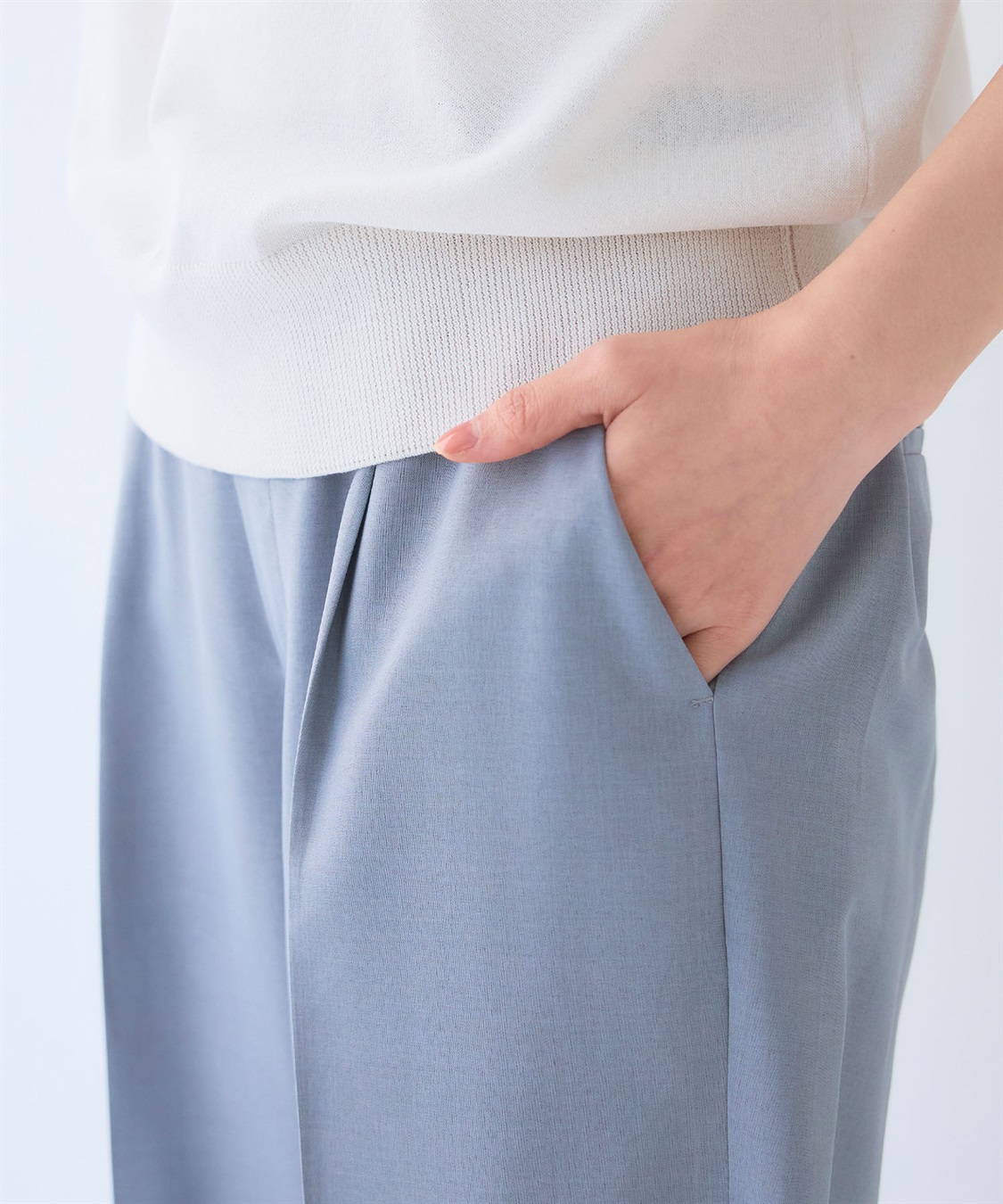 CROSS FUNCTION 《2点セット》サマ美え 冷感麻調テーラードジャケット&ワイドパンツセット【CF/クロスファンクション】_sub_25