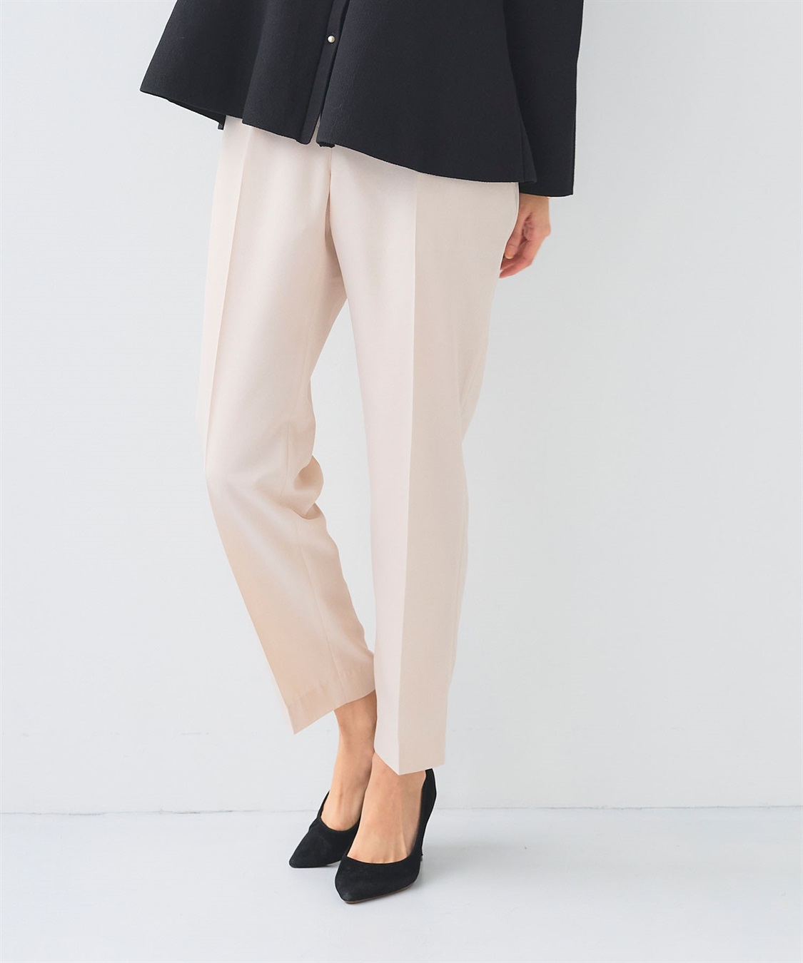 CROSS FUNCTION 《2点セット》サマ美え 冷感麻調テーラードジャケット&テーパードパンツセット【CF/クロスファンクション】_sub_3