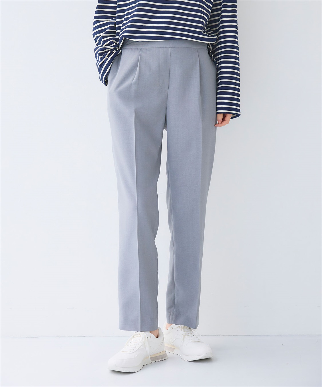 CROSS FUNCTION 《2点セット》サマ美え 冷感麻調テーラードジャケット&テーパードパンツセット【CF/クロスファンクション】_sub_7