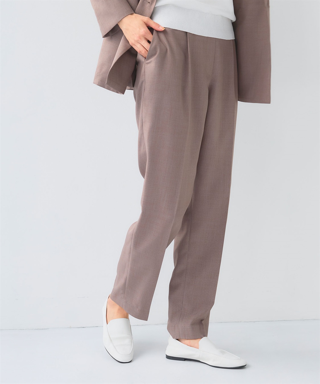 CROSS FUNCTION 《2点セット》サマ美え 冷感麻調テーラードジャケット&テーパードパンツセット【CF/クロスファンクション】_sub_11