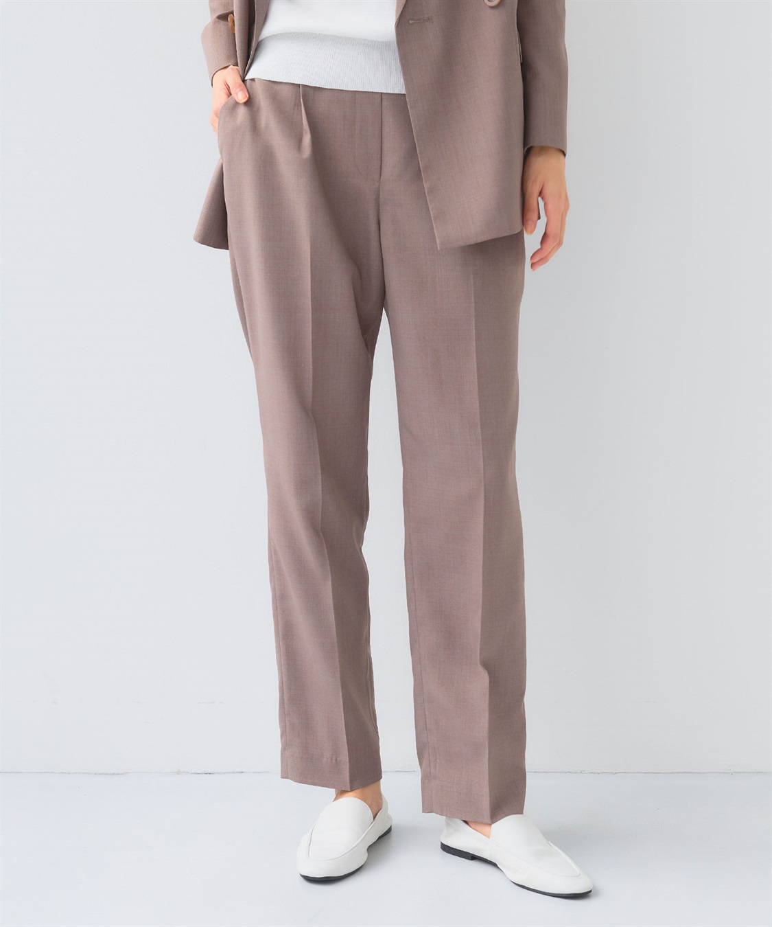 CROSS FUNCTION 《2点セット》サマ美え 冷感麻調テーラードジャケット&テーパードパンツセット【CF/クロスファンクション】_sub_12