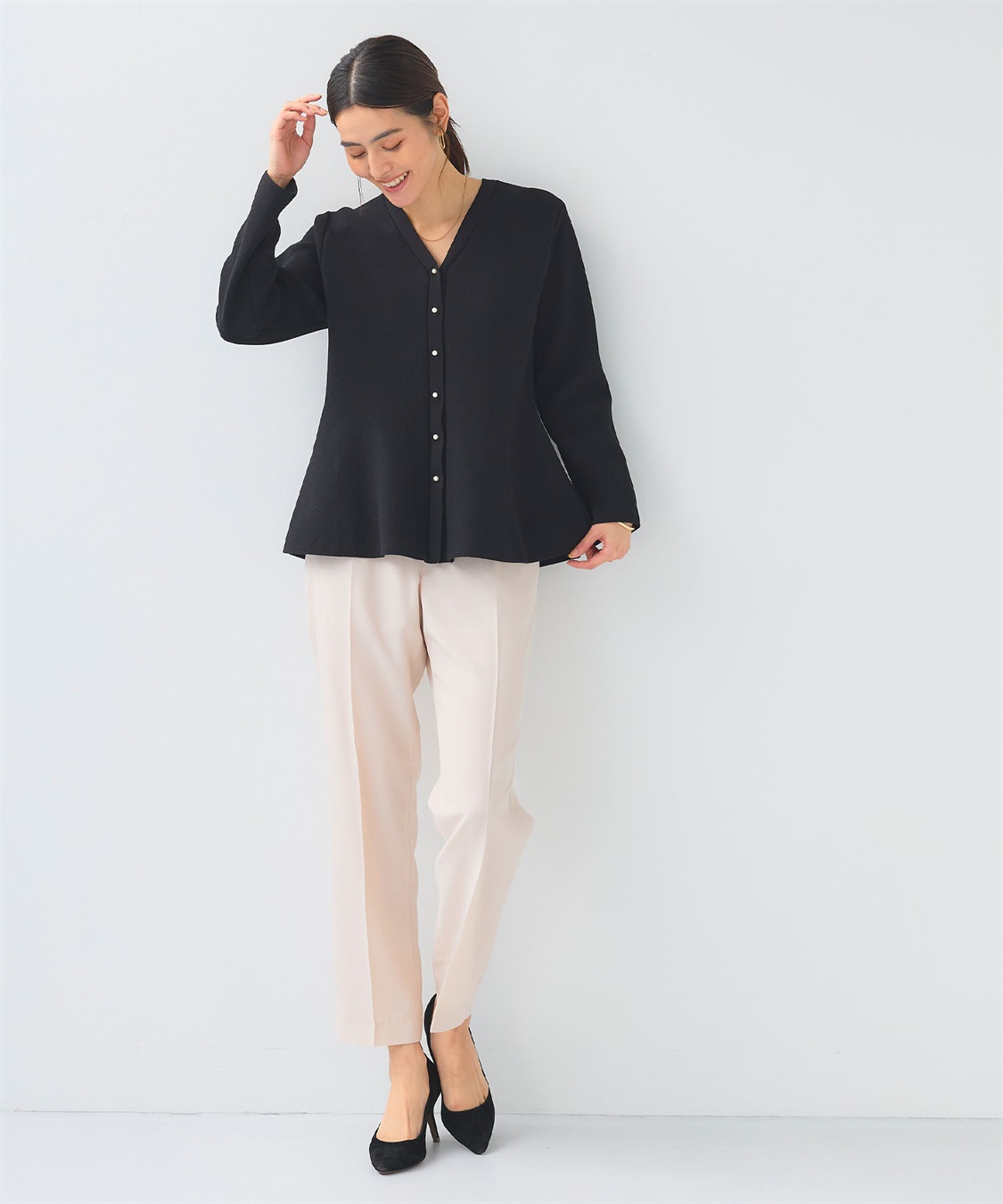 CROSS FUNCTION 《2点セット》サマ美え 冷感麻調テーラードジャケット&テーパードパンツセット【CF/クロスファンクション】_sub_22