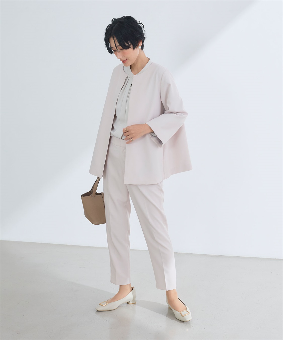 CROSS FUNCTION 《洗える・シワになりにくい》正解Aラインフレアジャケット_sub_25