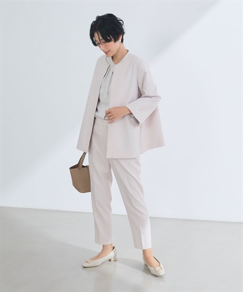 CROSS FUNCTION 《洗える・シワになりにくい》正解Aラインフレアジャケット_subthumb_25