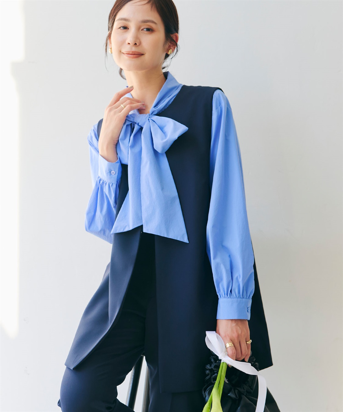 CROSS FUNCTION 《洗える・シワになりにくい》正解ロングジレ_sub_2