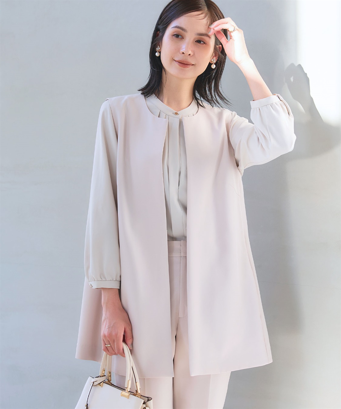 CROSS FUNCTION 《洗える・シワになりにくい》正解ロングジレ_sub_6