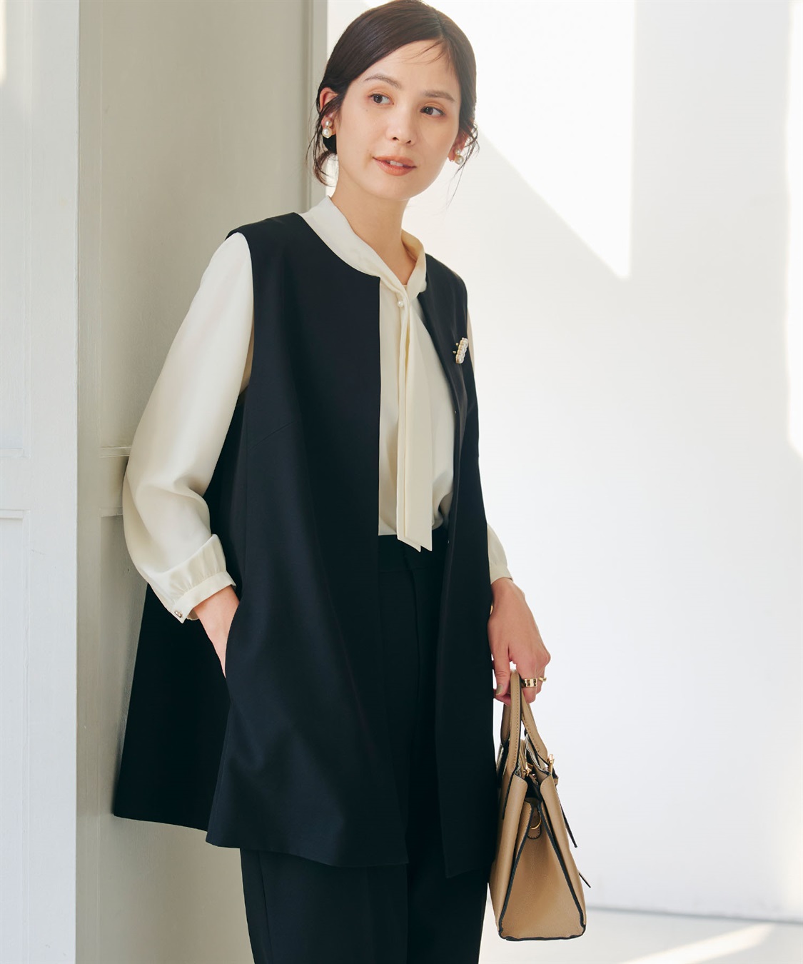 CROSS FUNCTION 《洗える・シワになりにくい》正解ロングジレ_sub_14