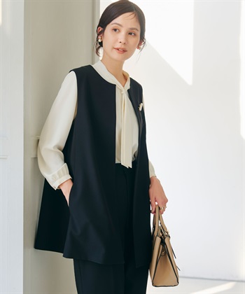 CROSS FUNCTION 《洗える・シワになりにくい》正解ロングジレ_subthumb_14