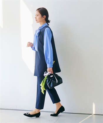 CROSS FUNCTION 《洗える・シワになりにくい》正解ロングジレ_subthumb_20