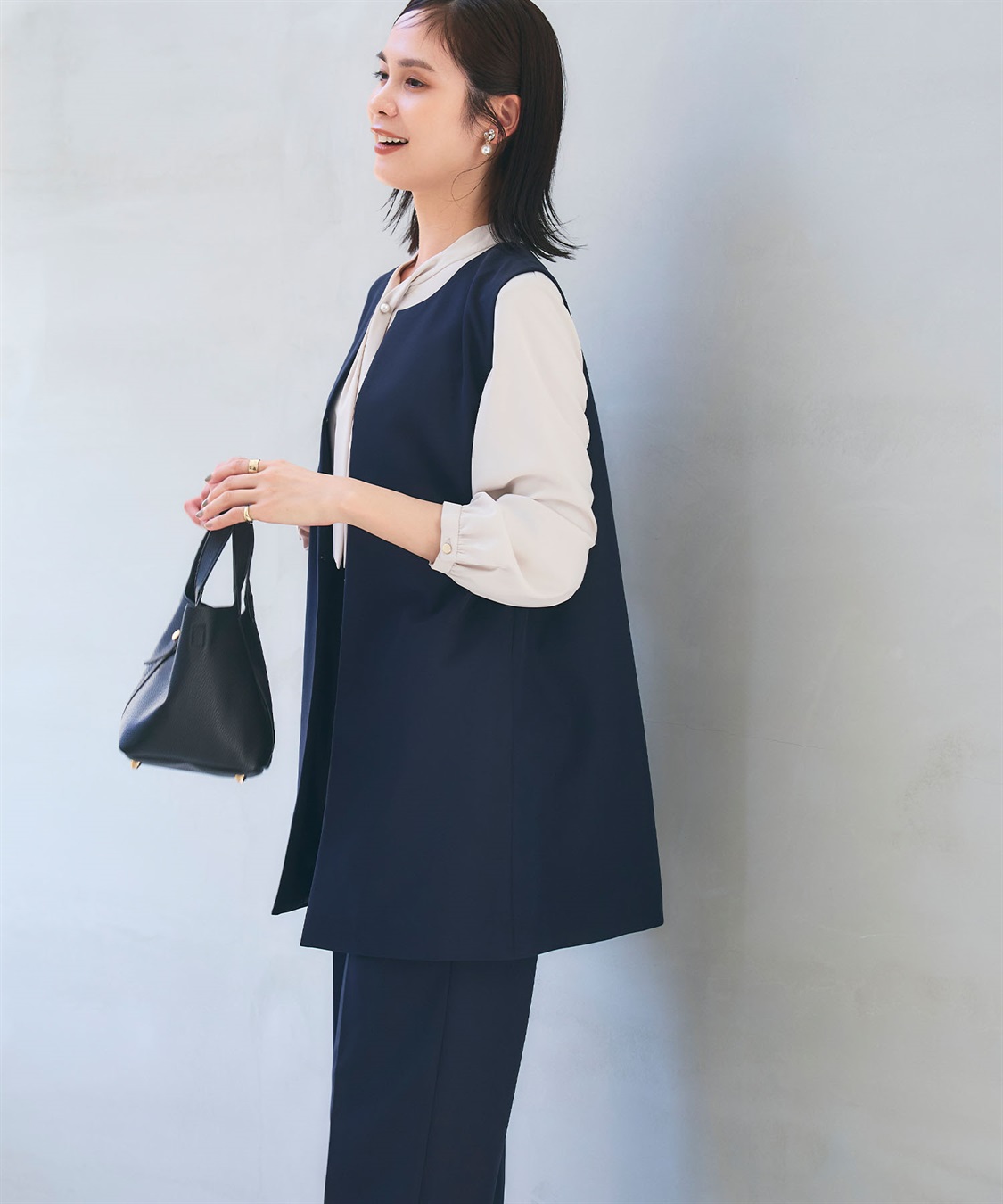 CROSS FUNCTION 《洗える・シワになりにくい》正解ロングジレ_sub_25