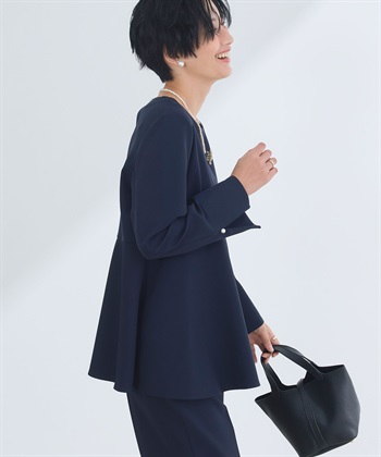 CROSS FUNCTION 《洗える・シワになりにくい》正解ペプラムブラウス_subthumb_14