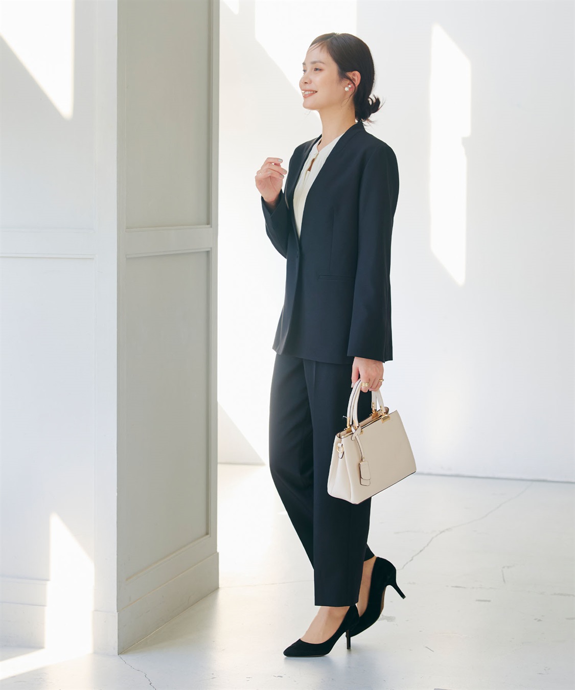 CROSS FUNCTION 《洗える・シワになりにくい》正解ノーカラージャケット_sub_6