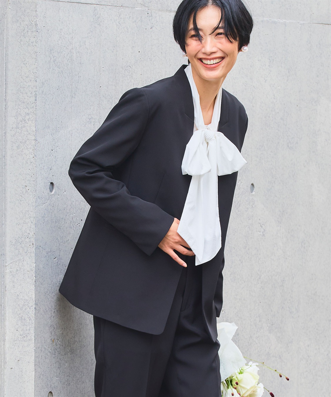 CROSS FUNCTION 《洗える・シワになりにくい》正解ノーカラージャケット_sub_7