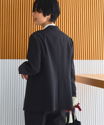 CROSS FUNCTION 《洗える・シワになりにくい》正解ノーカラージャケット_subthumb_10